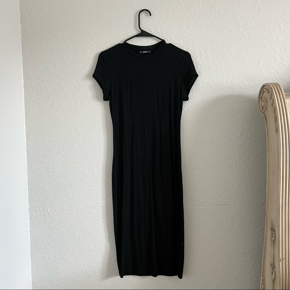 Simple black dress